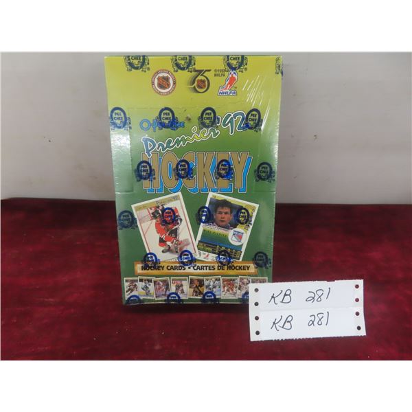O-Pee-Chee Premier ’92 Hockey Cards — Factory Sealed.