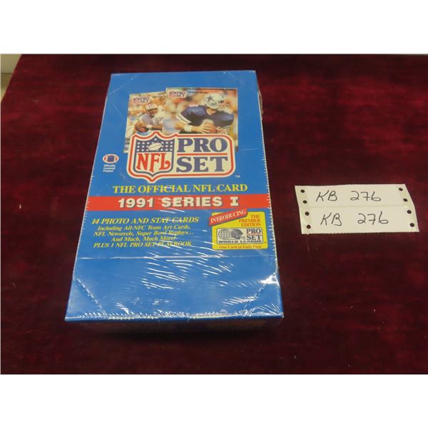 1991 NFL Pro Set Sports Cards — Series 1, Factory Sealed.