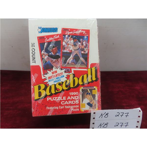 1990 Donruss Puzzle and Baseball Cards — Factory Sealed.