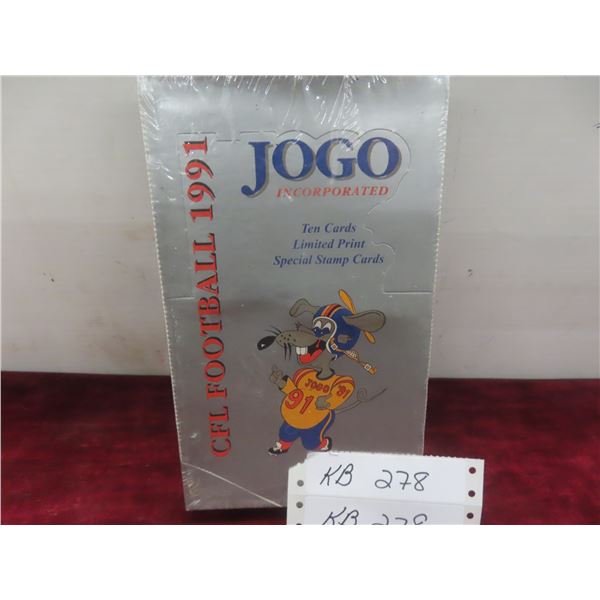 Jogo 1991 CFL Football Cards — Factory Sealed.