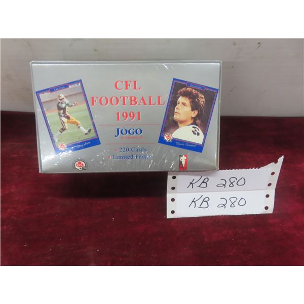 Jogo 1991 CFL Football Cards — Factory Sealed.