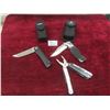 Roxon Multi-Tool; SOG Tomcat 3, 3 3/4" VG-10 Folding Knife; Kendo G-10 Tanto Knife