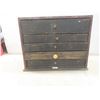 Image 4 : Antique Metal Case With 5 Drawers — Utica Drop Forge & Tool Co., 14" x 17".