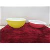 Image 2 : 5-Piece Pyrex: Mixing Bowls, Refrigerator Dish, Pie Plate, Grindley Bowl, Coca-Cola Cup