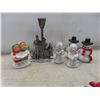 Image 11 : Christmas Décor — Vintage Noma Bubble Lights, Candle Holder, Ceramic Figurines and More!