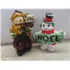 Image 8 : Christmas Décor — Vintage Noma Bubble Lights, Candle Holder, Ceramic Figurines and More!