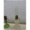 Image 7 : 2 Aladdin Oil Lamps With Chimneys And 1 Base