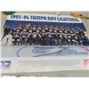 Image 8 : 1993–94 Tampa Bay Lightning Team Poster, 18" x 24".