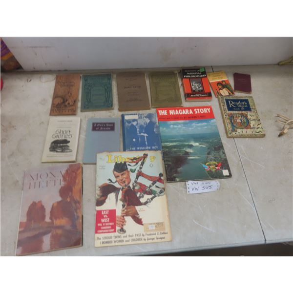 Vintage Soft-Cover Books And Magazines, Including Liberty — September 17, 1938.