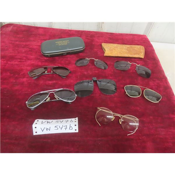 Assortment Of Vintage Eyeglasses And Sunglasses.