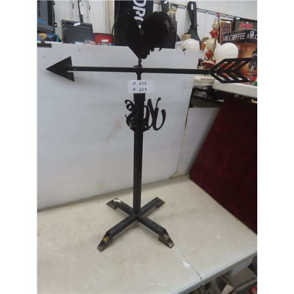 Metal Weather Vane, 39 1/2" High.