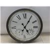 Image 9 : Clock With Temperature And Humidity, 15 1/2" Diameter.