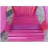 Image 10 : Adirondack Wood Chairs - Pink