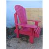 Image 4 : Adirondack Wood Chairs - Pink