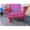 Image 5 : Adirondack Wood Chairs - Pink