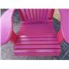 Image 6 : Adirondack Wood Chairs - Pink