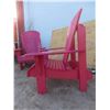 Image 8 : Adirondack Wood Chairs - Pink