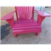 Image 9 : Adirondack Wood Chairs - Pink