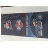 Image 6 : 2 Double-Sided Miller/Harley-Davidson Banners, 37" x 18", And A Harley Crest