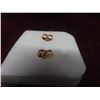 Image 2 : New 18K Gold-Plated 0.8 ct Cubic Zirconia Stud Earrings.