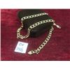Image 1 : New 18K Gold-Plated 8.0 mm Cuban-Link Necklace, 20" Long.