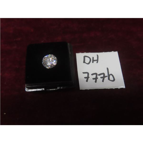 New 2.0 ct Round Brilliant-Cut Moissanite Lab Diamond (GH-VVS1) With GRA Report; Tests Positive