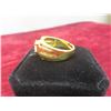 Image 3 : New 14K Gold-Plated 1.0 ct Cubic Zirconia Men’s Ring, Resizable.