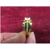 Image 6 : New 14K Gold-Plated 1.0 ct Cubic Zirconia Men’s Ring, Resizable.