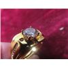 Image 9 : New 14K Gold-Plated 1.0 ct Cubic Zirconia Men’s Ring, Resizable.