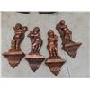 Image 4 : Coppercraft Decor Figures - Hunter, 13 1/4", and Wall Art
