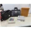 Wood Wine Case, Briefcase, Carry-On, And A Vintage "DOS" Operating System - Factory Sealed.