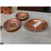 Image 6 : Copper Servingware - Pitcher, Candle Holders, Salt And Pepper, Butter Dish, And More.