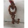 Image 6 : Coppercraft Wall Display Candle Holders And A 19" Floor Vase.
