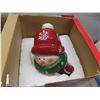 Image 7 : Assorted Christmas Decor - Musical Winter Globe, Snowman Cookie Jar, Welcome Sign, And Tote.
