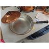 Image 4 : Coppercraft Cooking And Serving Ware - Kettle, Coffee Pot, And Napkin Holder.