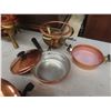 Image 8 : Coppercraft Cooking And Serving Ware - Kettle, Coffee Pot, And Napkin Holder.
