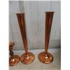 Image 3 : Copper Decor - Candle Holders, Napkin Holder, And Planters.