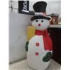 Image 1 : Snowman Blow Mold With Light, 40" Tall.