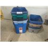 Image 1 : 9 Rubbermaid Totes Without Lids - Various Sizes.