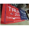 Image 1 : 4 Trump Flags - 2 Red And 2 Blue, 3 Ft x 5 Ft.