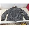 Image 6 : Club International Leather Coat, Size Medium.