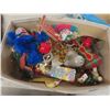 Image 3 : Assorted Christmas Decorations - Wreaths, Stockings, Garland Lights, Tree Ornaments, And Shelf