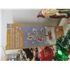 Image 9 : Assorted Christmas Decorations - Wreaths, Stockings, Garland Lights, Tree Ornaments, And Shelf
