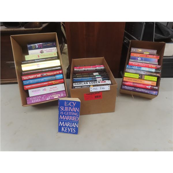 35 Novels - Authors Include Mary Higgins Clark, Marian Keyes, And Michael Connelly.