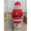 Image 2 : Vintage Santa Blow Mold With Light, 33" Tall.