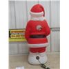 Image 2 : Vintage Santa Blow Mold With Light, 32" Tall.
