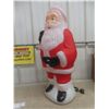 Image 3 : Vintage Santa Blow Mold With Light, 32" Tall.
