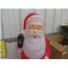 Image 4 : Vintage Santa Blow Mold With Light, 32" Tall.
