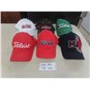 Image 1 : 6 Collectible Ball Caps - Titleist, Kocur And MJ Warriors.