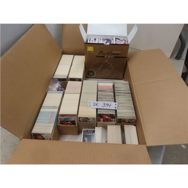 Large Hockey Card Collection.